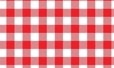 abstract red gingham pattern art can be used background.