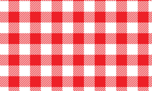 abstract red gingham pattern art can be used background.