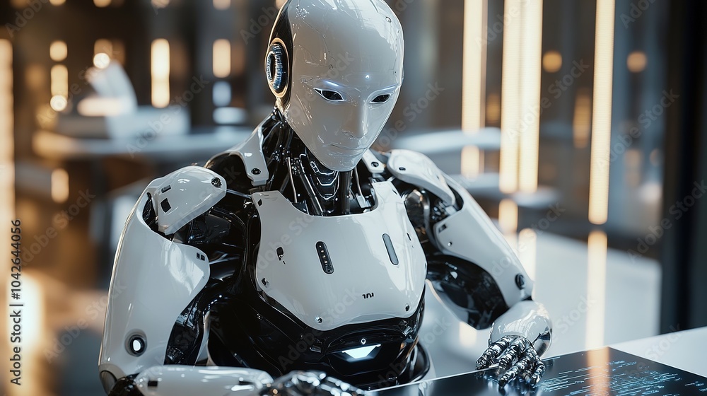 Poster robots and ai managing disaster recovery operations.
