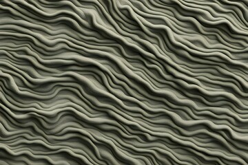 A wool texture that mimics an abstract landscape with rolling hills of varied thickness, Ai Generated
