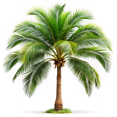 palm tree isolated on white. palm, tree, sky, coconut, tropical, nature, palm tree, green, beach, summer, leaf, travel, plant, leaves, vacation, island, palms, paradise, trees, exotic, branch, sun, oc