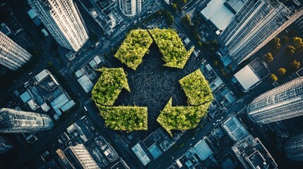 Circular economy concept for future business growth and environmental sustainability and reduce pollution for future business and environmental growth