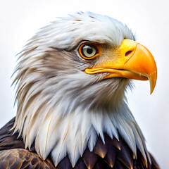 Obraz premium american bald eagle. eagle, bird, bald eagle, bald, beak, animal, raptor, wildlife, nature, head, portrait, bird of prey, white, symbol, predator, eye, feather, feathers, america, wild, alaska, usa, p