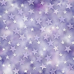 Seamless Stars and Purple Mist. Perfect for: Halloween, Fantasy parties, Children's events