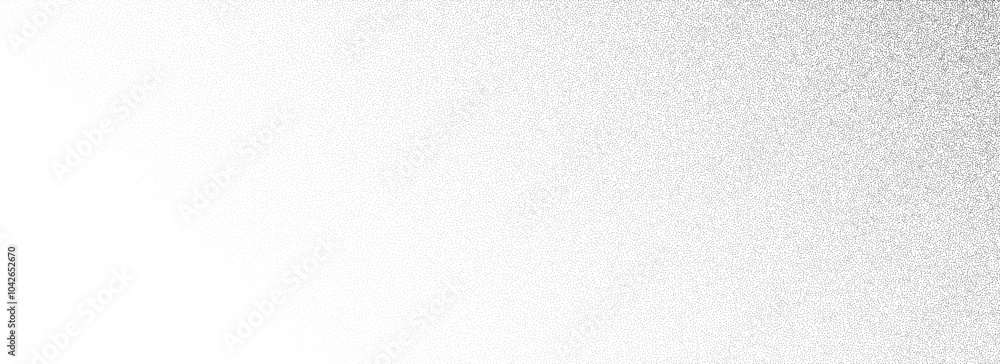 Poster stipple gradient texture. fading grain dotted background. sprayed grunge noise surface. black vanish