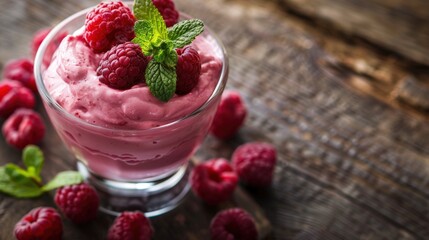 Decadent Raspberry Mousse in a Glass - A Luscious and Elegant Dessert