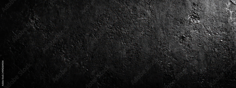 Poster a textured black surface with a subtle gradient, evoking a sense of depth and simplicity.