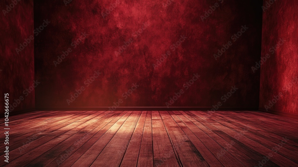 Poster deep ruby red velvet texture background