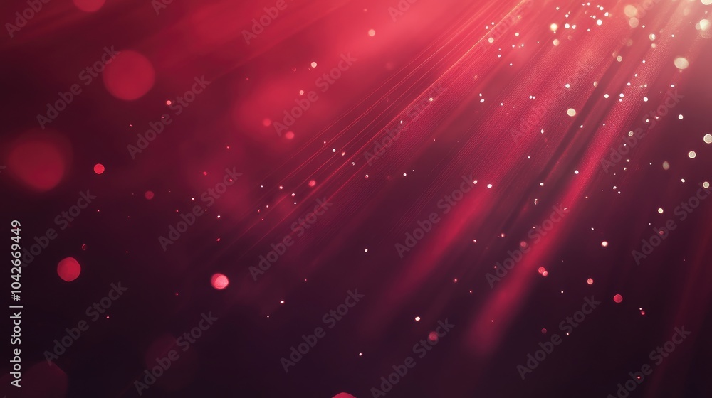 Poster soft glowing red aura background