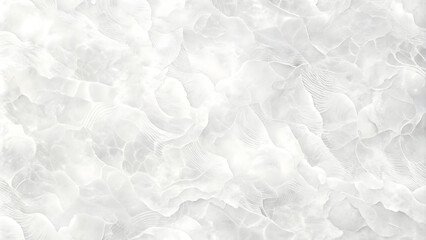 Obraz premium White crumpled texture with icy, snowy pattern for grunge wall design