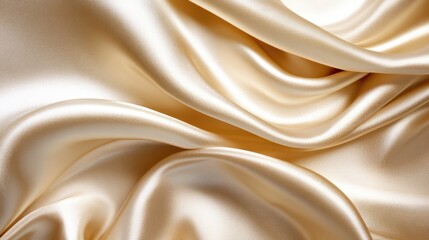 Fototapeta premium Soft Golden Silk Fabric Background