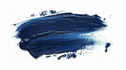 Abstract Blue Paint Stroke Texture Background