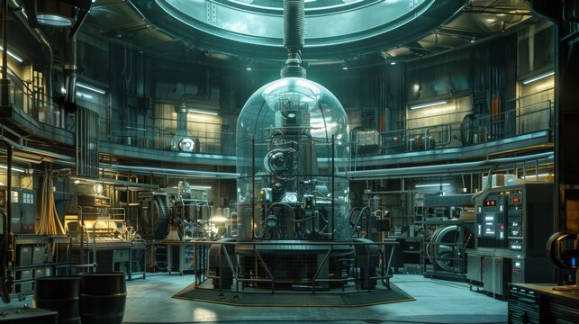 Advanced Matter Replicator Production Plant Interior