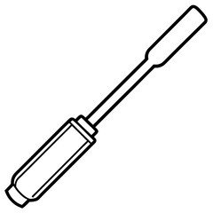 Obraz premium set of screwdriver line art 