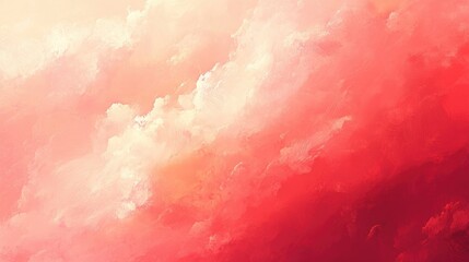 Obraz premium Soft Red Pastel Clouds Background for Elegant Designs
