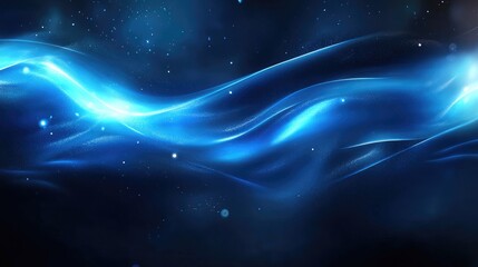 Vibrant Blue Gradient with Liquid Streaks