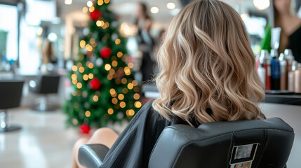 Holiday Hair Salon Visit