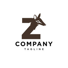 Letter Z Numbat Logo Icon vector