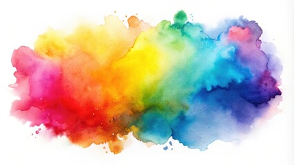 Abstract watercolor stain on white background, watercolor, abstract, stain, art, paint, background, white, artistic, fluid