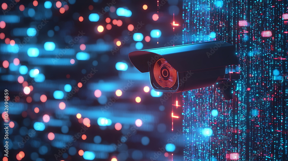 Poster Exploring the intersection of digital surveillance and data security a deep dive into modern security camera technology