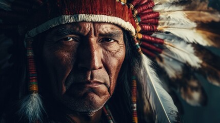 Obraz premium Headdress worn by a person