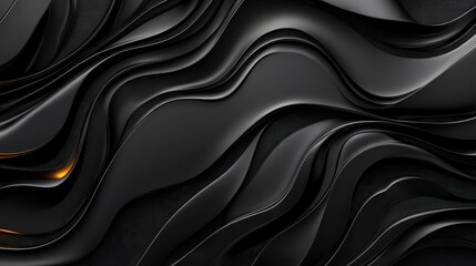 Fototapeta premium Luxurious Abstract Modern Design Stunning Black Background for Contemporary Wall Art and Decor