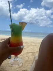 cocktail on the beach