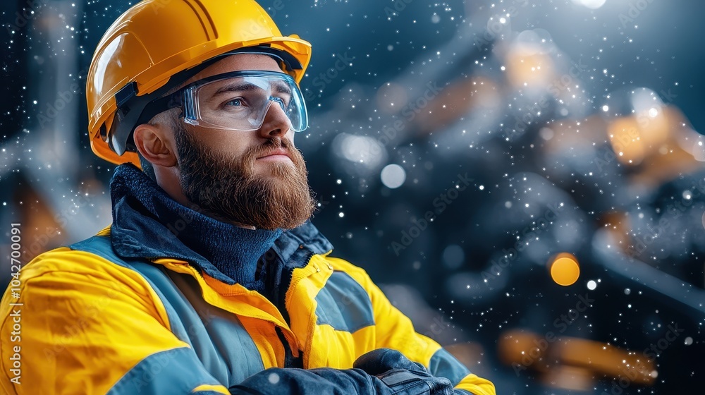 Poster exploring the role of a mining engineer at a mine site with generative ai innovations in mining effi