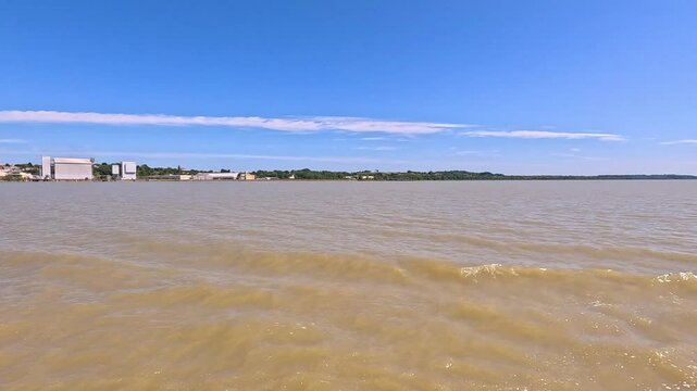 River View from Boat in Blaye