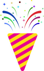 Confetti and Party Popper