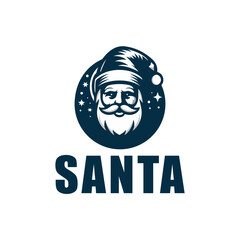 Santa Claus icon vector illustration