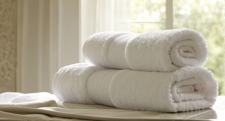 stack of towels