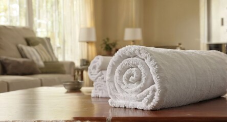stack of towels