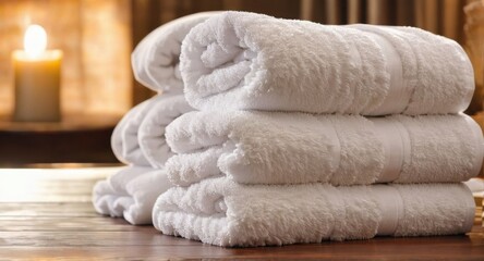 stack of towels