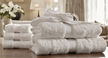 stack of towels