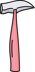 Hammer tool. Vector illustration.
