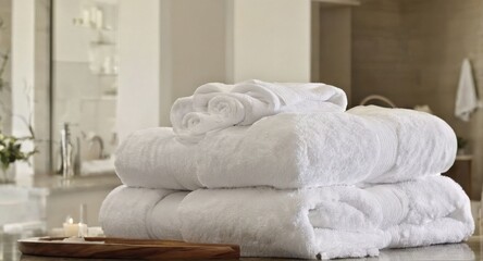 stack of towels