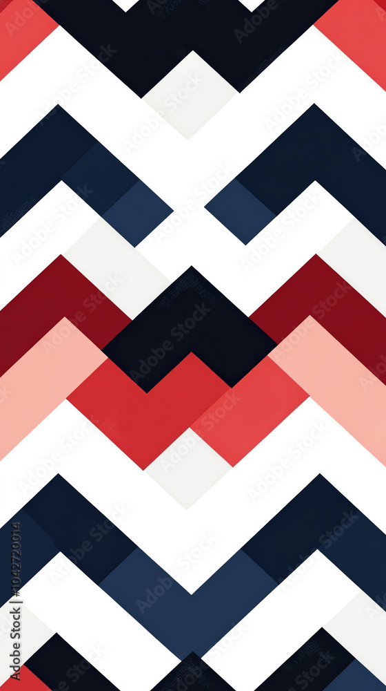 Poster dynamic geometric pattern a bold exploration of colors and shapes in modern design