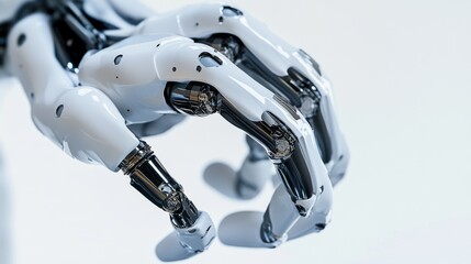 An extreme close-up of a bio-inspired soft robot, capable of complex movements and interactions, Soft robotics style