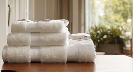 stack of towels