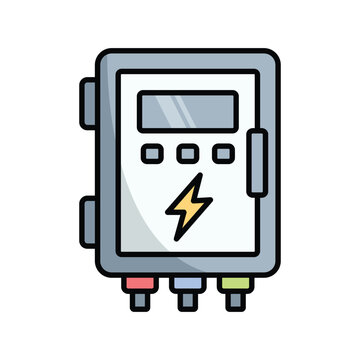 recommend clip art: fuse box icon vector design template simple and clean