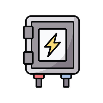 recommend clip art: fuse box icon vector design template simple and clean