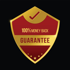 Money Back Guaranteed badges icon and logo
