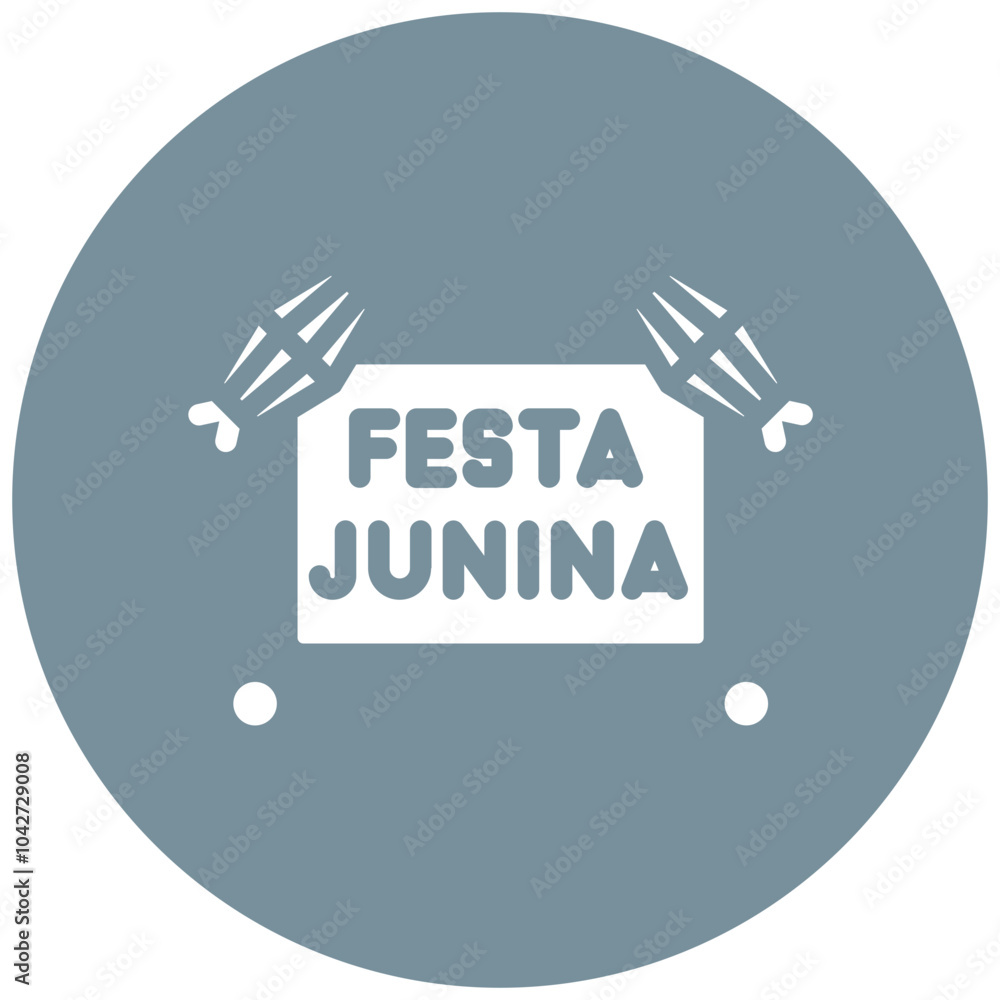 Wall mural Festa Junina Sign vector icon illustration of Festa Junina iconset.