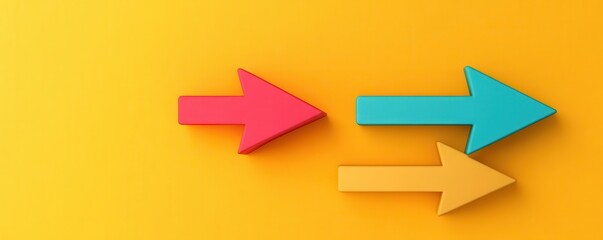 3D icon of management guiding workflow processes, flat design, side view, team collaboration theme, cartoon drawing, Splitcomplementary color scheme