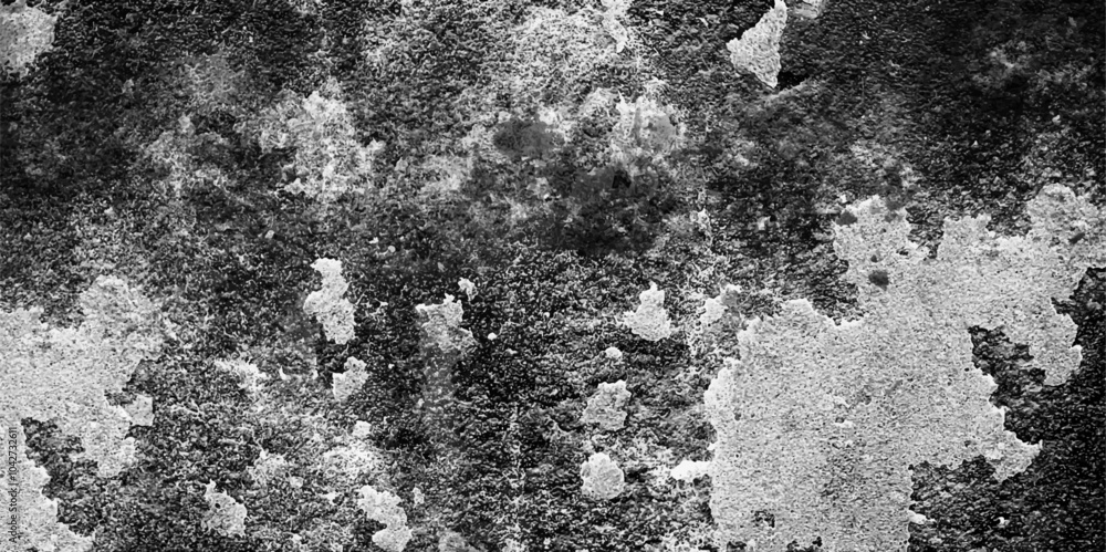 Aufkleber grunge black and white crack paper texture design and texture of a concrete wall with scratches back