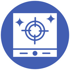 Cleaning Stove vector icon illustration of Cleaning and Dusting iconset.