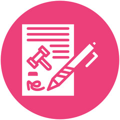 Legalization vector icon illustration of Law & Legislation iconset.