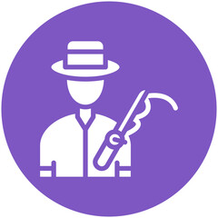 Hobbyist vector icon illustration of Fishing iconset.