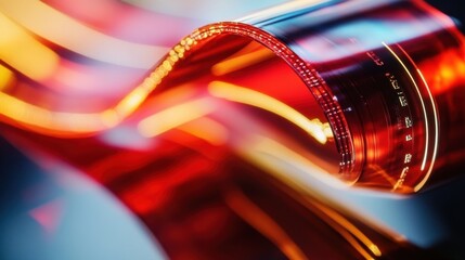 An extreme close-up of a flexible OLED display, demonstrating thin-film electronics and vivid visual quality, Flexible display technology style